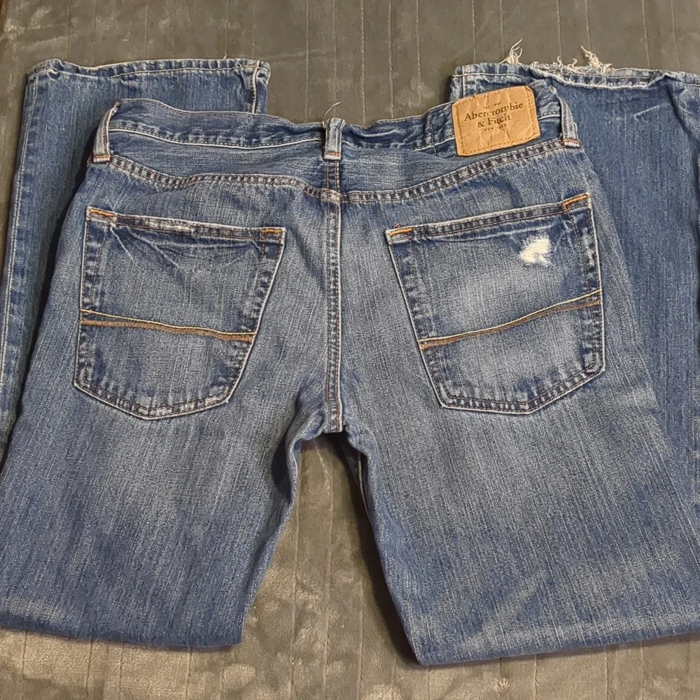 Abercrombie & Fitch Y2K Vintage Baxter Low Rise Slim Bootcut Men’s Jeans - Picture 4 of 16